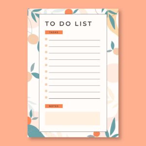 Morgenroutine Checkliste